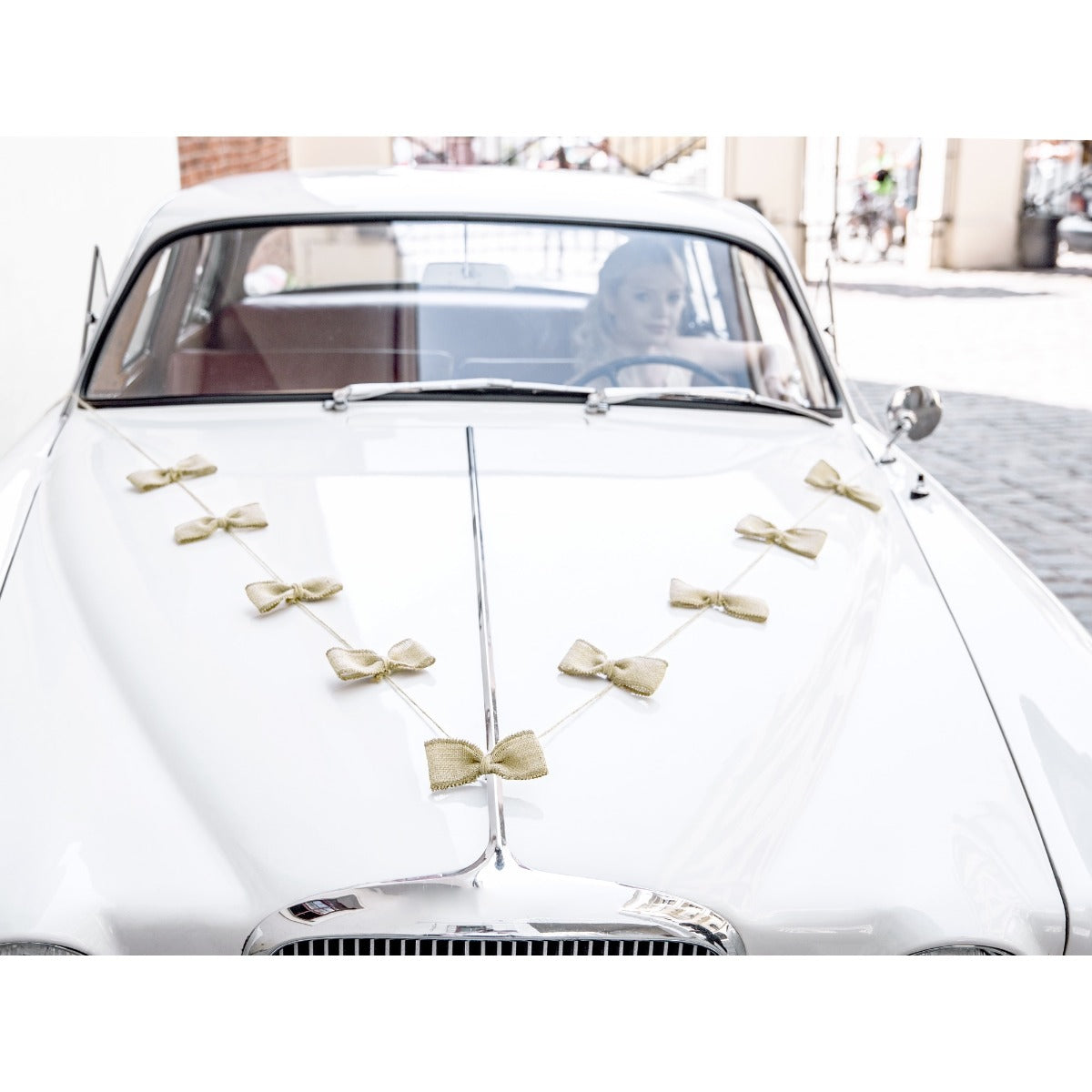 Kit déco voiture - Noeud en Jute