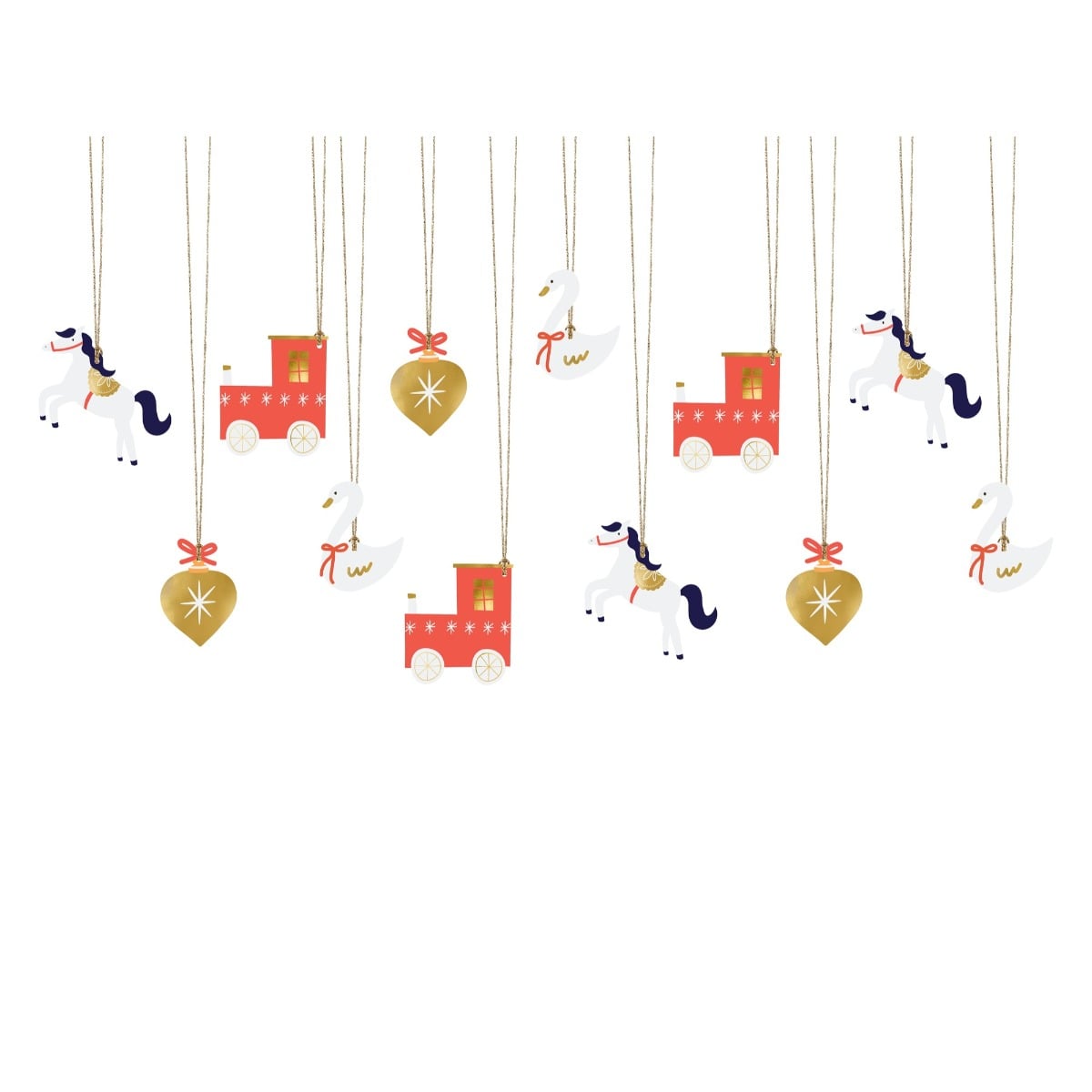 Etiquettes Train (12pcs)