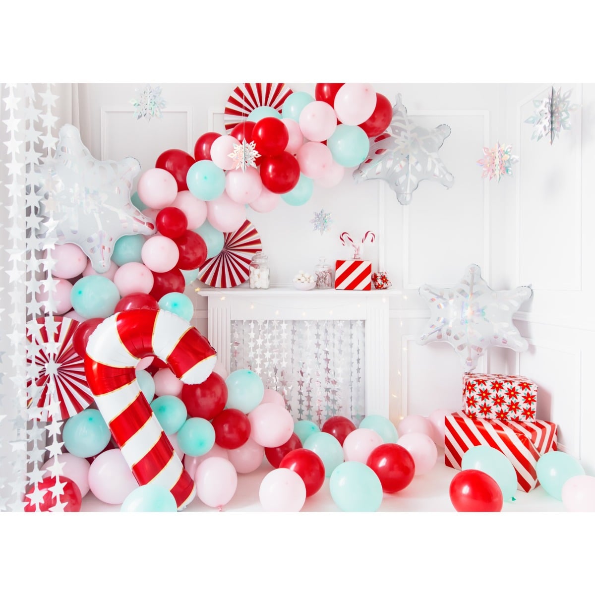 Décoration suspendue Flocons (6 pièces)